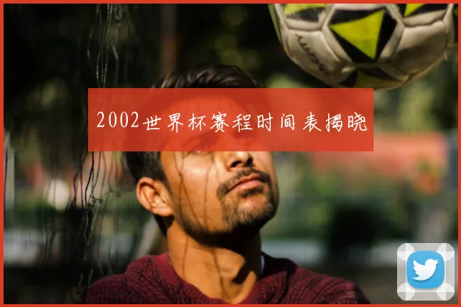 2002世界杯赛程时间表揭晓