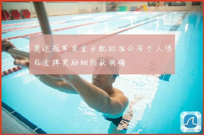 奥运冠军奖金分配标准公布个人项目金牌奖励细则获明确