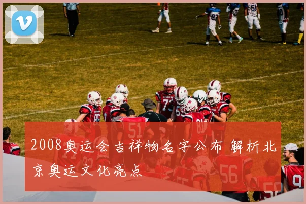 2008奥运会吉祥物名字公布 解析北京奥运文化亮点
