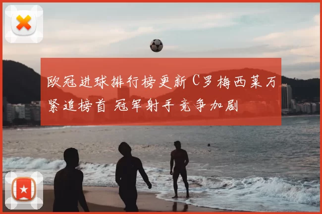 欧冠进球排行榜更新 C罗梅西莱万紧追榜首 冠军射手竞争加剧